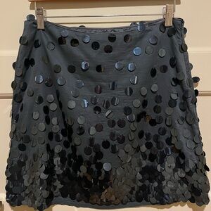 French Connection mini skirt with sequin paillettes, size 6.